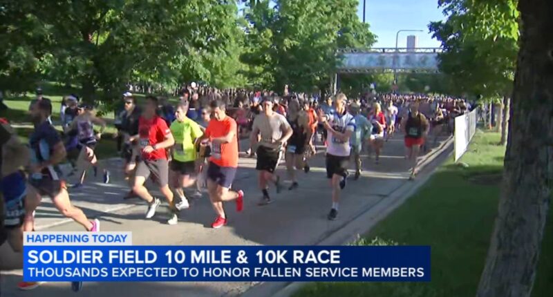 Soldier Field events today: Ukraine war soldiers to participate in Memorial Day weekend Soldier Field 10 mile and 10K race event