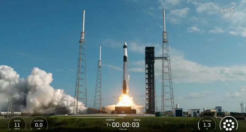 SpaceX launches Dragon cargo ship on unpiloted flight to space station