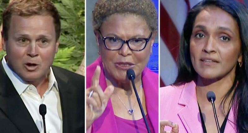 Spencer Pratt slugs it out over homelessness, cost of living in LA Mayor's debate with Karen Bass and Nithya Raman