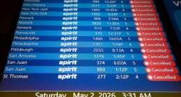 Spirit Airlines cancels ALL flights and winds down operations