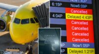 Spirit Airlines pilot gave emotional farewell to passengers after company announced shutdown
