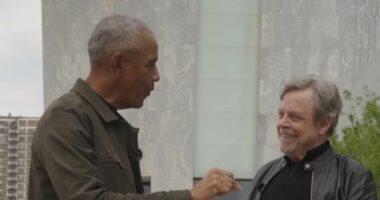 Star Wars actor Mark Hamill posts photo of Trump DEAD just after failed assassination attempt, saying: 'If only'