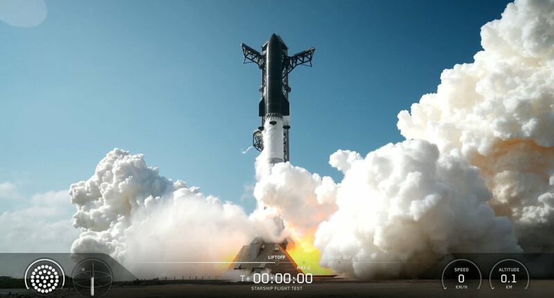 Starship 12 blasts off as SpaceX tests world's most powerful rocket