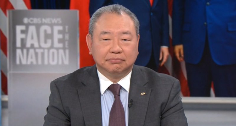 Taiwan representative to U.S. says "we want peace and stability," but "we're not the ones creating all this trouble" with China