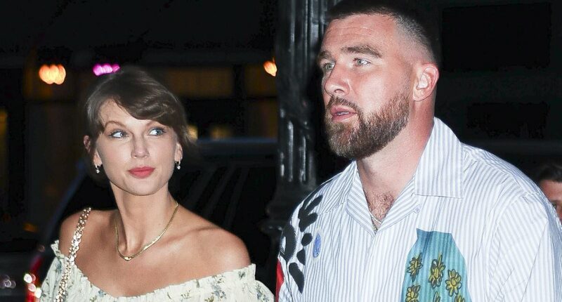 Taylor Swift holds hands with Travis Kelce during romantic date night