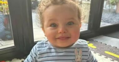 Teacher accused of baby murder's 'panicked' struggle to revive him