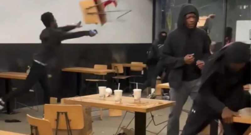 'Teen takeover' becomes wild brawl inside DC Chipotle