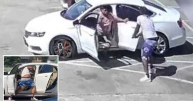 Texas father fatally shoots would-be carjacker who tried stealing his car with his young children inside