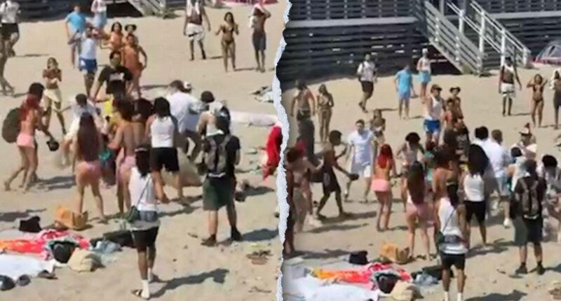 Three stabbed at crowded Rhode Island beach as hundreds of teens pack area, police say