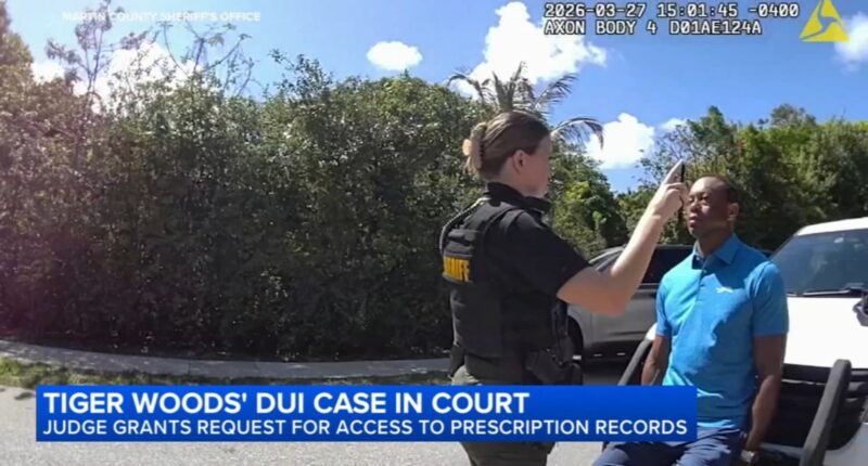 Tiger Woods DUI crash hearing news: Golf star's prescription drug records will be handed over to prosecutors in Florida case