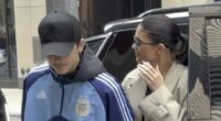 Timothee Chalamet and Kylie Jenner hold hands at Broadway play