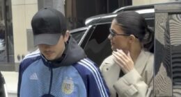 Timothee Chalamet and Kylie Jenner hold hands at Broadway play