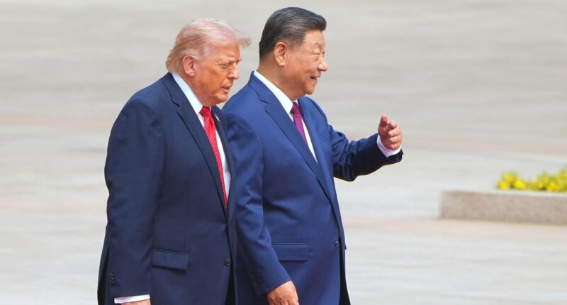 Trump arrives to feast with Xi at China's glitzy State Banquet
