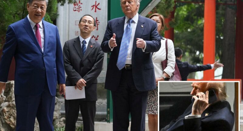 Trump bare knuckles his way through China summit without his trusty cellphone