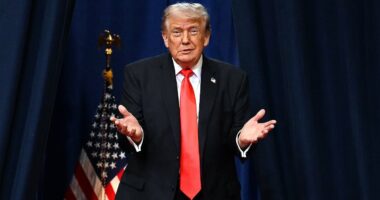 Trump does impression of Omar preparing to go to bed with brother