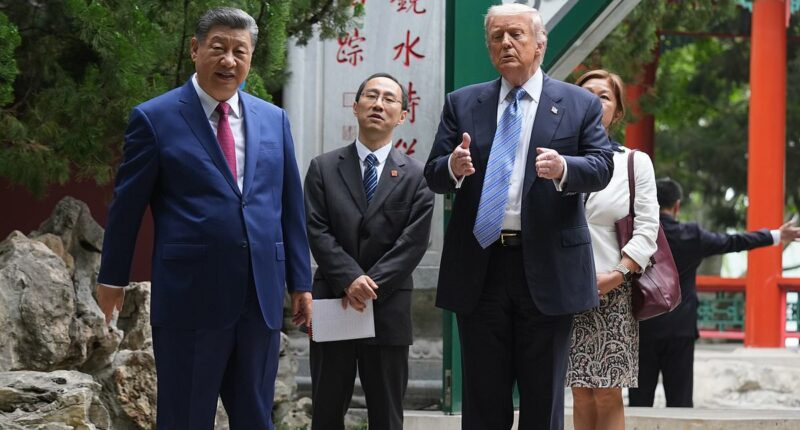 Trump gets rare glimpse inside secretive Communist compound