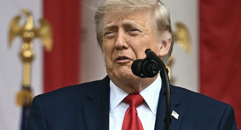 Trump pays tribute to Iran war dead and vows Tehran 'will never have a nuclear weapon' in Memorial Day speech