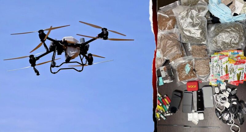 Two Georgia teens allegedly used drone to drop drugs, phones and blades at prison, face charges