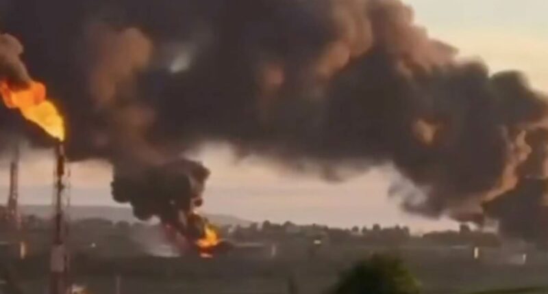 Ukrainian drones strike oil pumping station in Russian territory