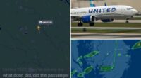 United Airlines passenger tries to open plane door at 36,000 feet, assaulted traveler on flight from Newark