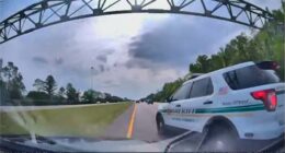 Video shows Orange County deputy running driver off road near Walt Disney World