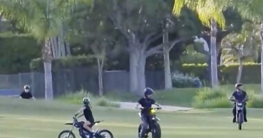 Video shows teens carving up Florida golf course greens in reckless stunt, police say