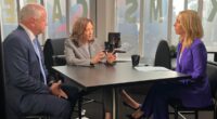 Viewers say Harris looked WEAK for appearing alongside running mate in CNN interview