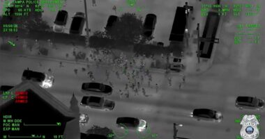 Viral teen takeover explodes into chaos as police round up 22 in park pandemonium