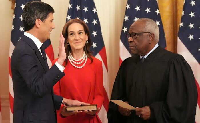 Warsh is sworn in as the Fed chair after Trump's bid for greater control over the independent bank