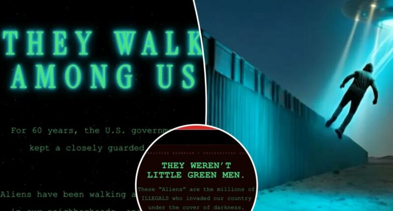 White House launches cheeky 'Aliens.gov' website -- as admin slowly releases UFO files: 'They walk among us'