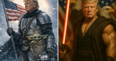White House marks 'Star Wars Day' with Trump as Mandalorian meme