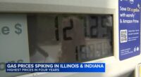 Why is gas so high in Illinois? Gas prices today increased amid Iran war, after BP Whiting, Indiana refinery power loss