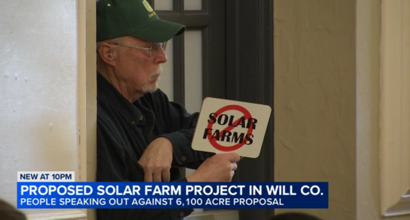 Will County Planning and Zoning Commission rejects Earthrise Energy plan for Pride of the Prairie solar farm at Joliet, IL meeting