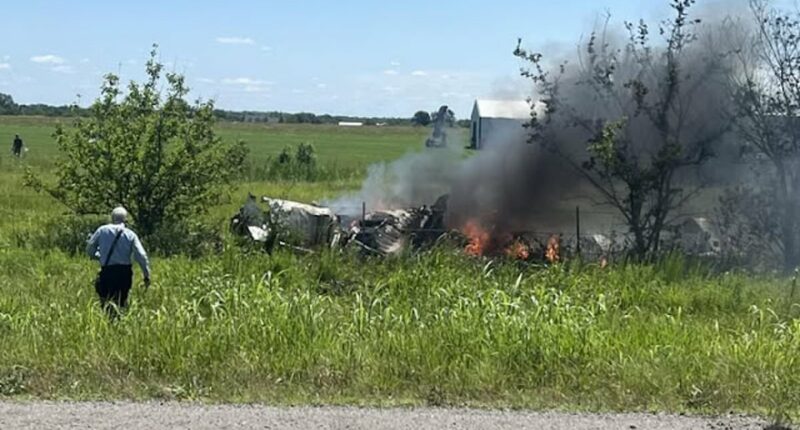12 dead after plane full of skydivers CRASHES just after takeoff