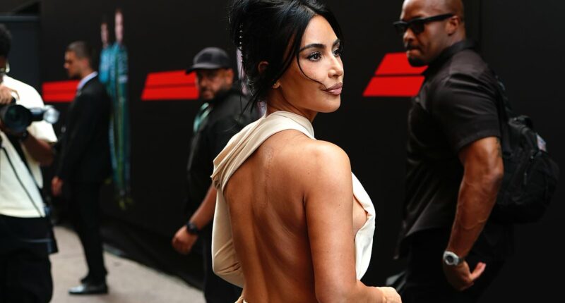 Kim Kardashian arrives at Monaco Grand Prix to cheer on Lewis Hamilton