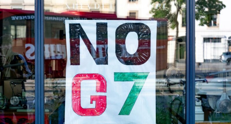 50,000 G7 protesters shut down major city ahead of Trump visit to French-Swiss border