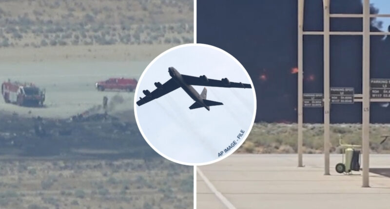 8 people killed in B-52 bomber crash during 'routine test mission,' Edwards Air Force Base in Kern County, California confirms