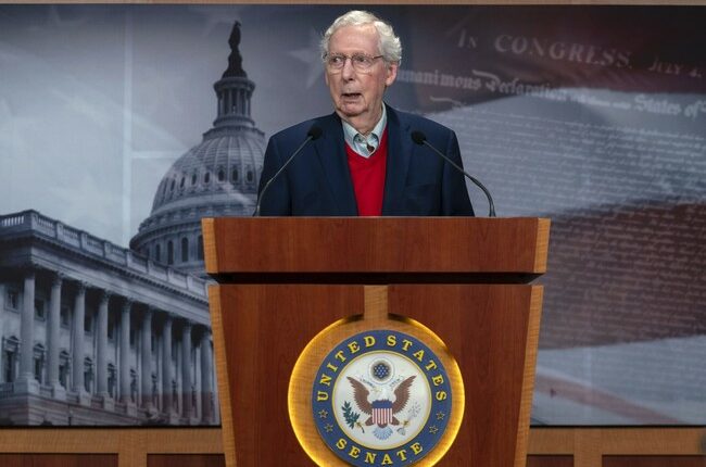Again? Senator Mitch McConnell Back in Hospital With Mystery Ailment