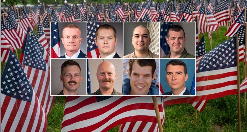 Air Force identifies 8 crew members killed in B-52 Stratofortress crash at Edwards Air Force Base