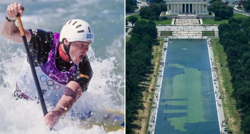 American Olympic canoeist David Hearn arrested for allegedly vandalizing Lincoln Memorial Reflecting Pool