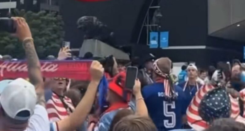 American fans' World Cup chants are mocked online