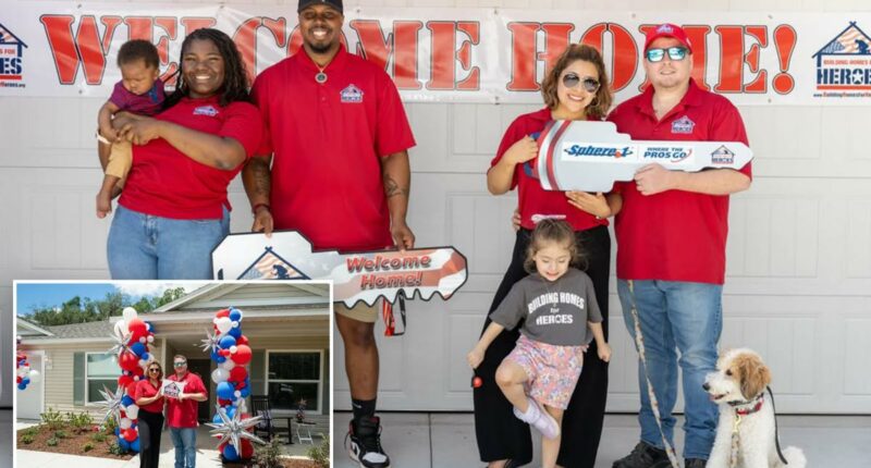 America's wounded, struggling veterans get brand-new homes built by Florida teens