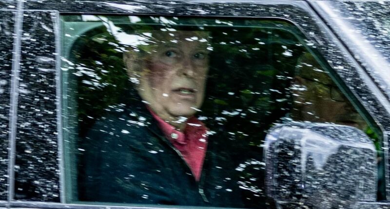 Andrew Mountbatten-Windsor is spotted with mystery bruise on his face