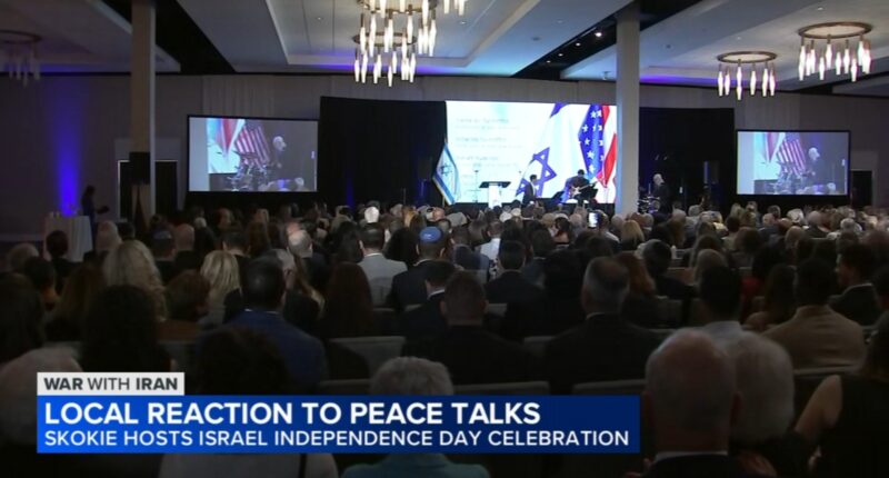 Attendees at Skokie, Illinois Israel Independence Day event express optimism, concern about US-Iran talks