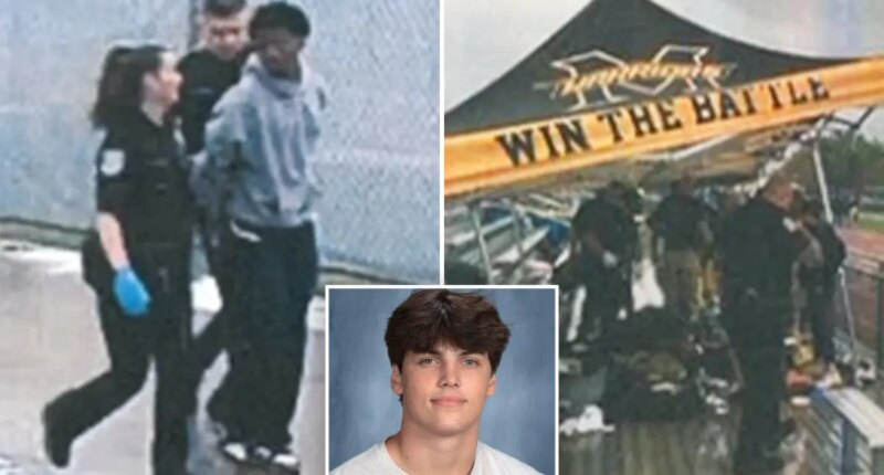 Austin Metcalf's coach heard pleading 'Stay with me' in frenzied 911 call moments after Karmelo Anthony's attack