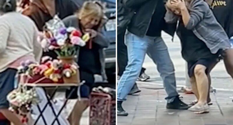 Brawl breaks out between street vendors in LA as woman weaponizes Tajín