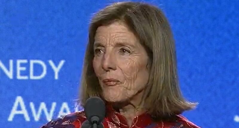 Caroline Kennedy wells up as she speaks about late daughter Tatiana