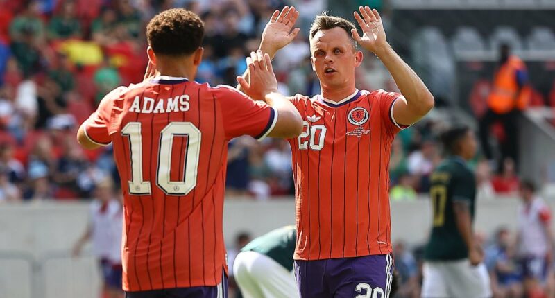Che Adams excited by prospect of linking up with Lawrence Shankland in attack for Scotland as they look to make impact on the global stage
