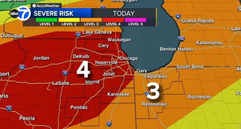 Chicago, IL weather forecast: More severe thunderstorms expected Thursday with tornado risk after storms cause power outages