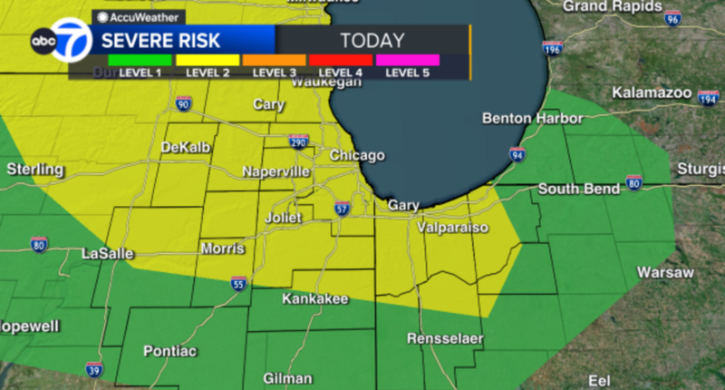 Chicago, Illinois weather forecast today: Tornado Warning for Cook, Kane counties; Severe T-Storm Watch for area | LIVE RADAR